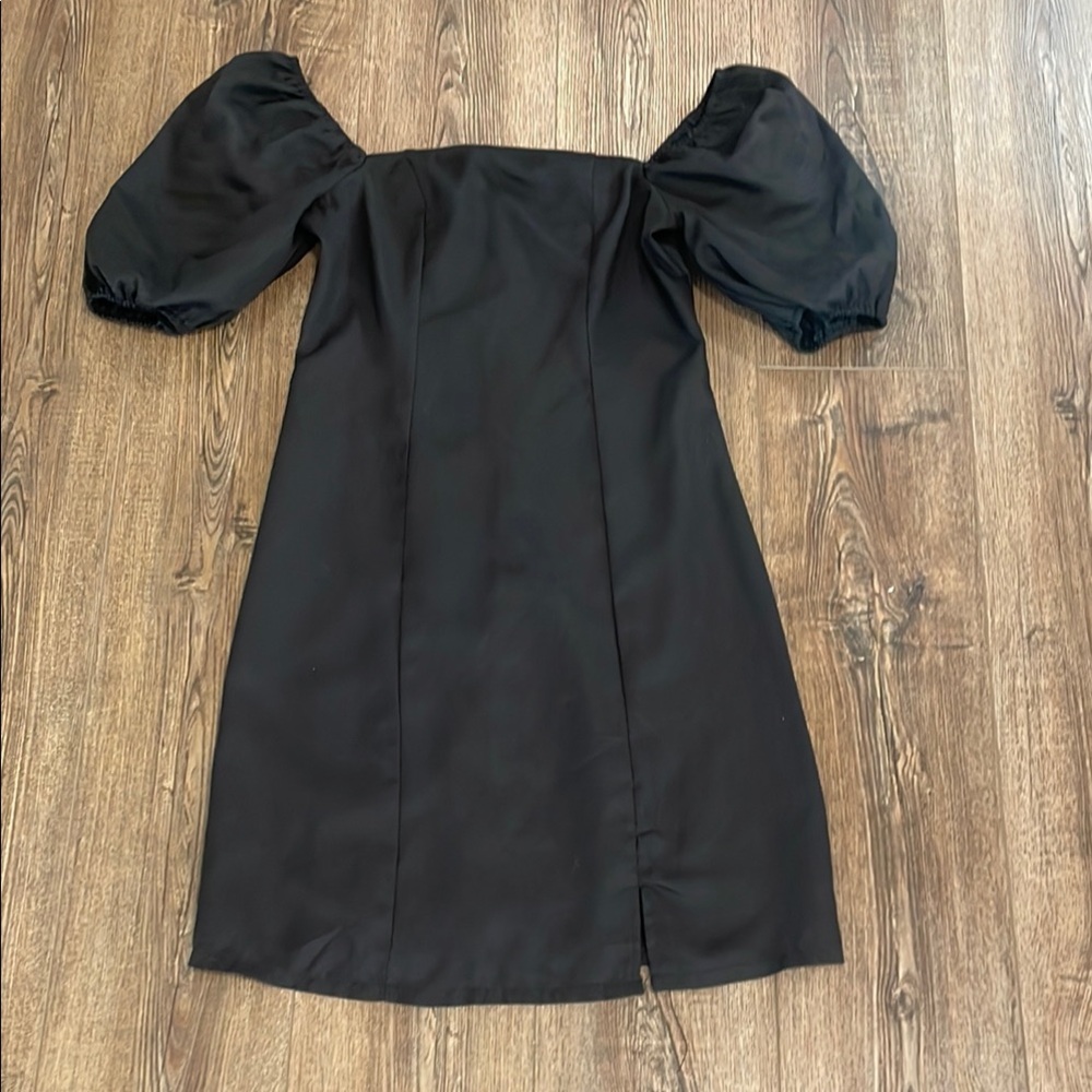 Elegant Black Off-Shoulder Dress